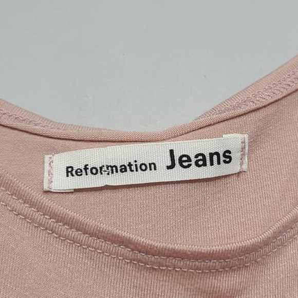 Reformation Rou Knit Fit & Flare Midi Dress Size Medium - Picture 4 of 5